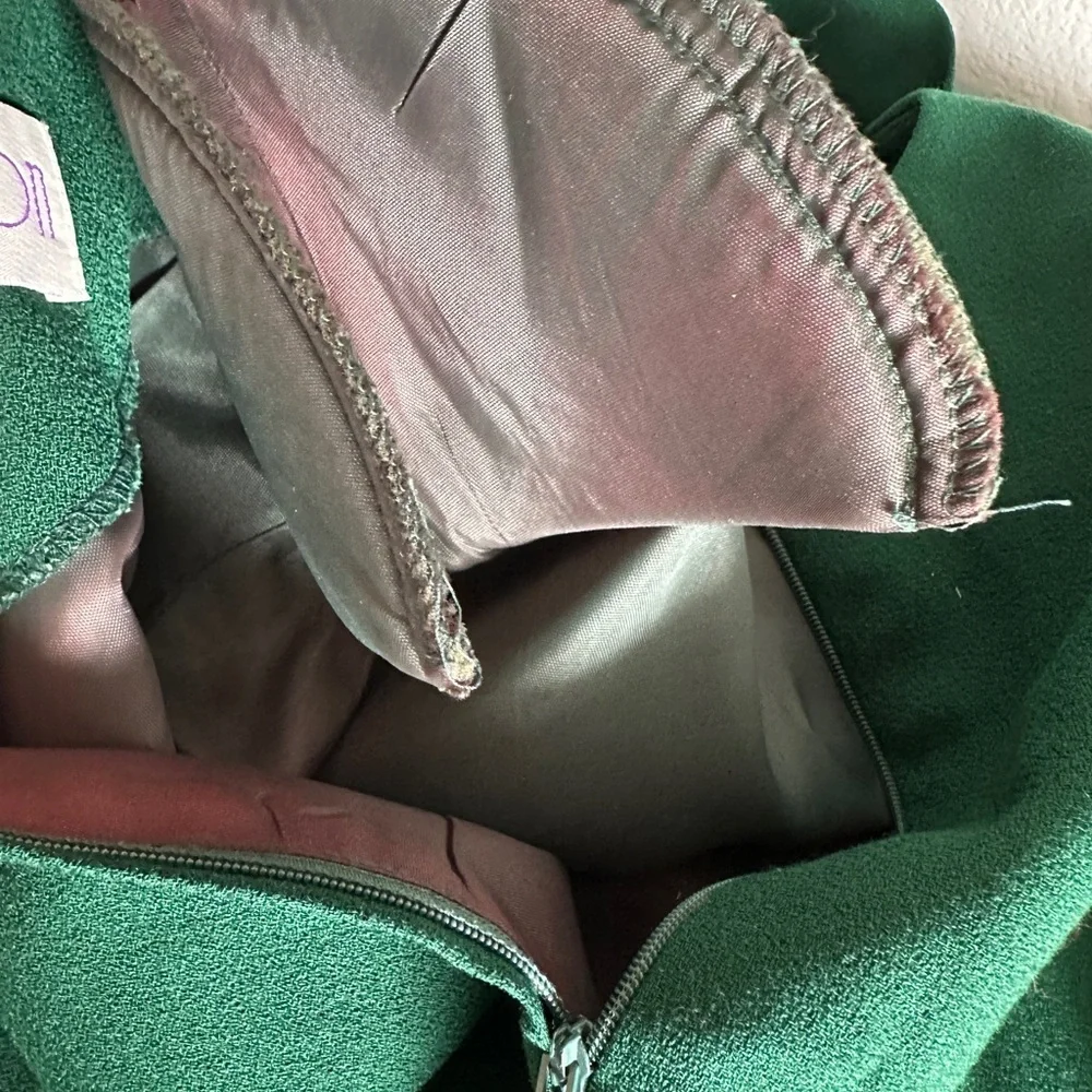 Vintage Elegant Green Women's Dress - Picture 7 of 7